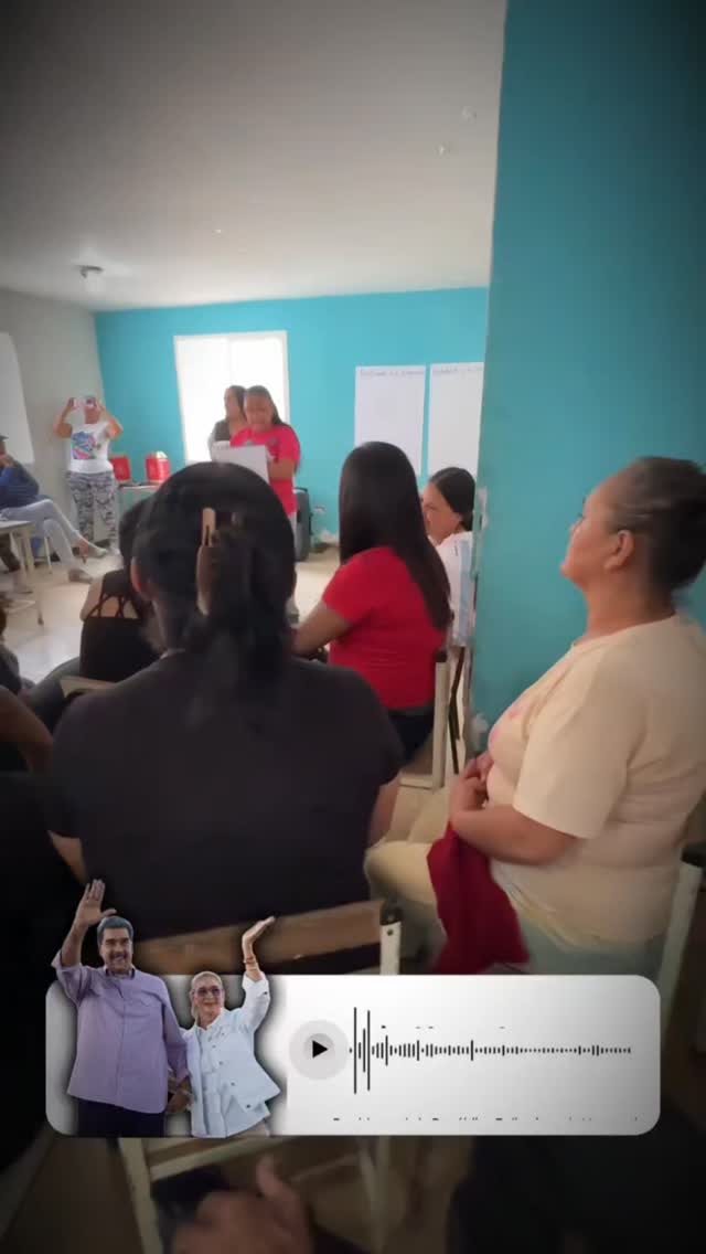 @repost @nicolasmaduro El pueblo venezolano activado conformando los Comités Bolivarianos de Base In...