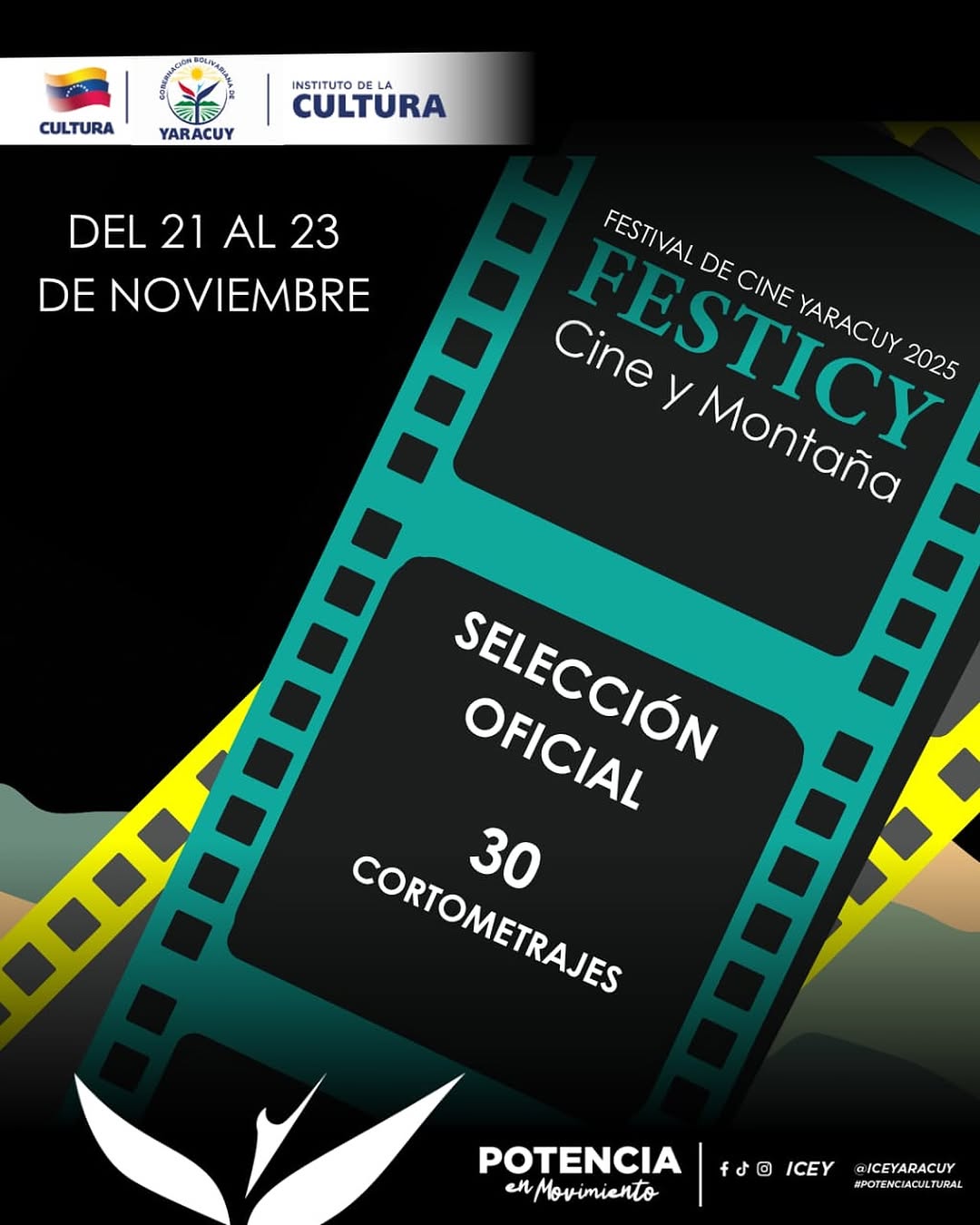 🎬 ¡Atención!🎬

El Festival de Cine Yaracuy : Cine y Montaña (FESTICY) anuncia que 30 cortometrajes...