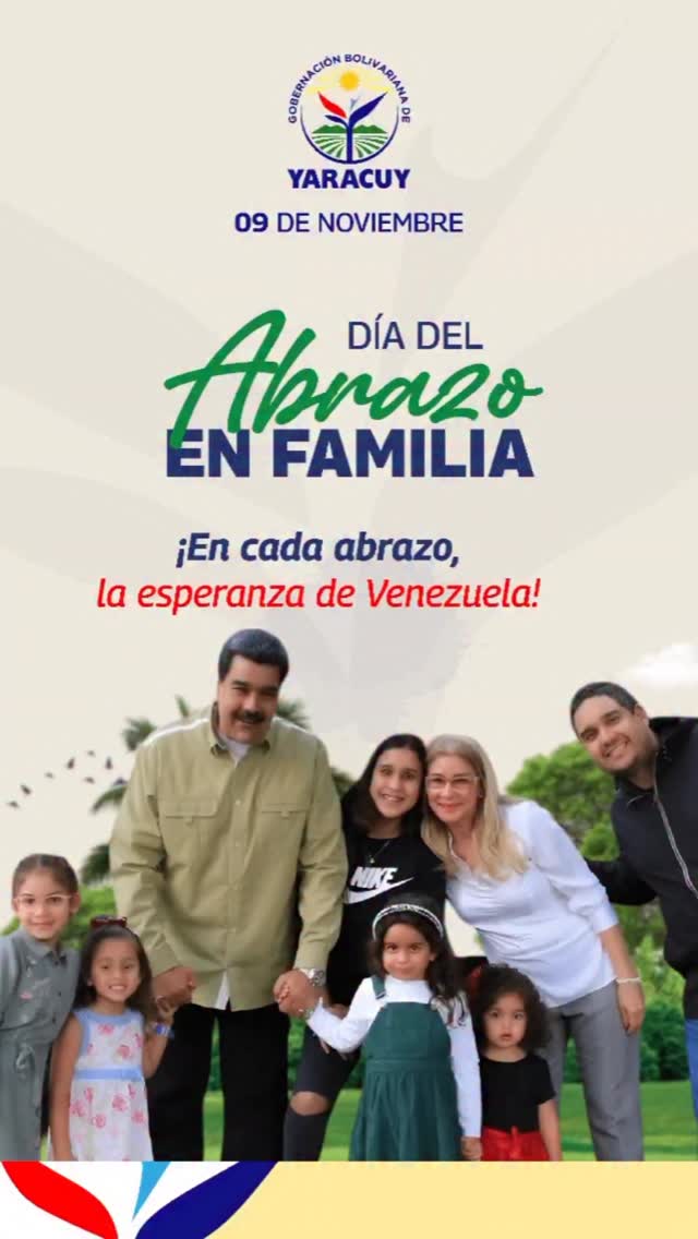🇻🇪 ¡La Familia es el Tesoro de Yaracuy!

Hoy, segundo domingo de noviembre, honramos el Día del Abra...