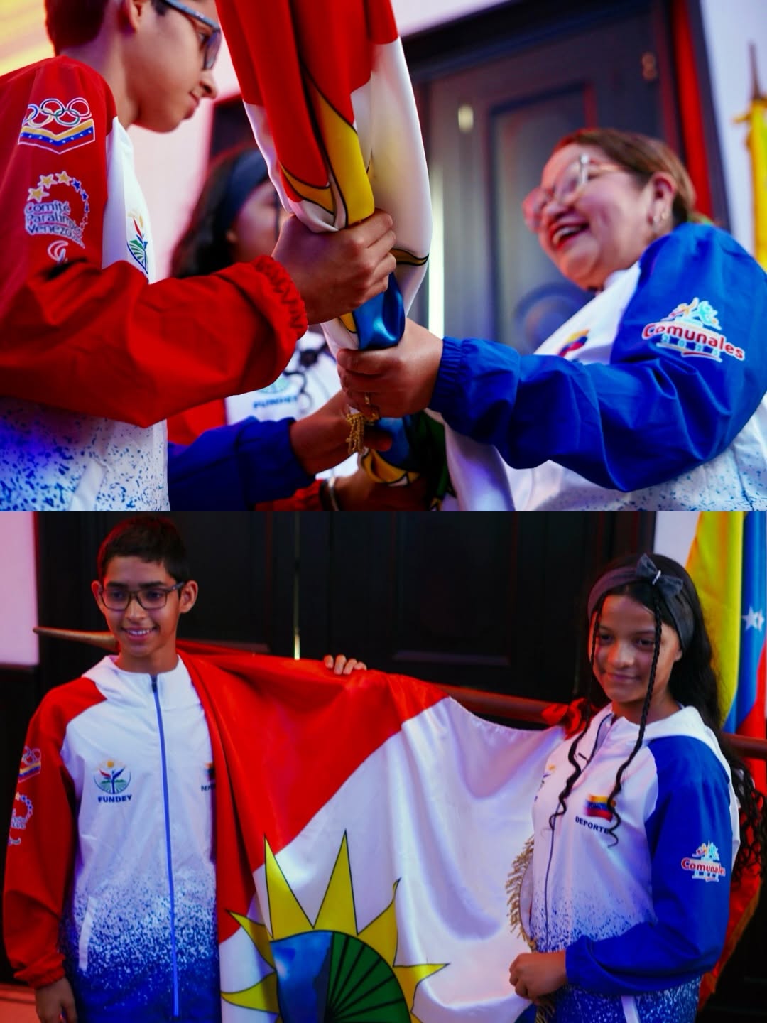 Con emotivo orgullo, nuestra delegación ha sido abanderada para los III Juegos Deportivos Nacionales...